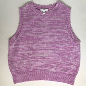 BP. Sleeveless Crop Length Lavender Sweater Vest Size XS
